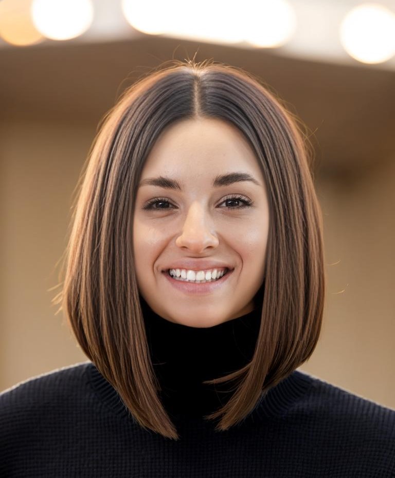 Sleek Long Bob Online Filter