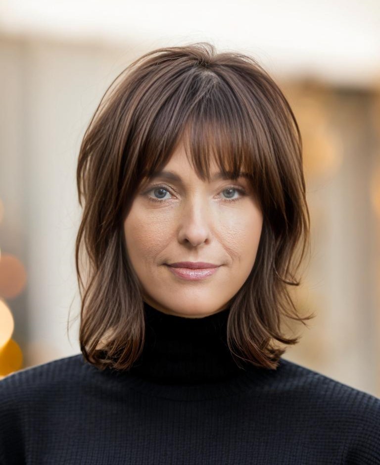 Wolf Cut with Volume on Top Filter