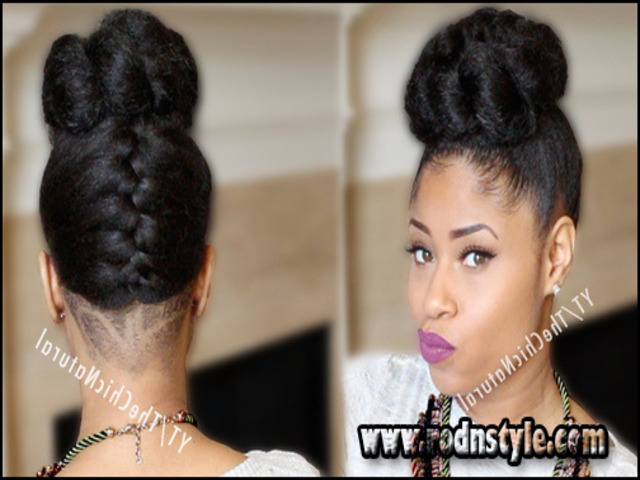 African American Hair Bun Hairstyle 12