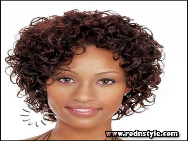 Black Short Curly Weave Hairstyles 2