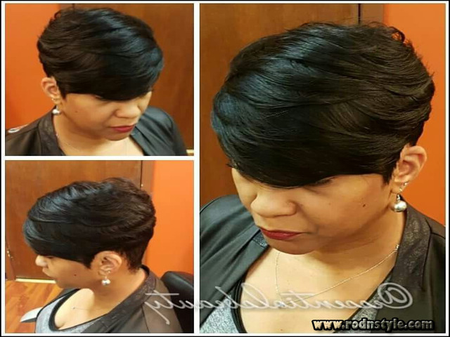 Black Short Quick Weave Hairstyles 11