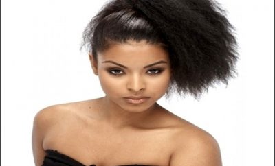 Drawstring Ponytail Hairstyles For Black Hair 13