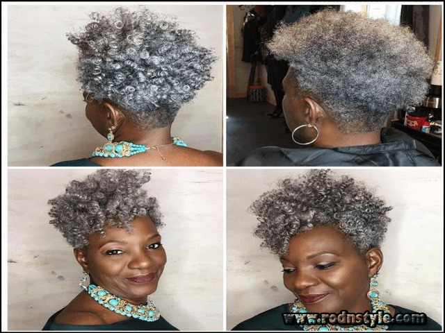 Short Tapered Natural Black Hairstyles 13