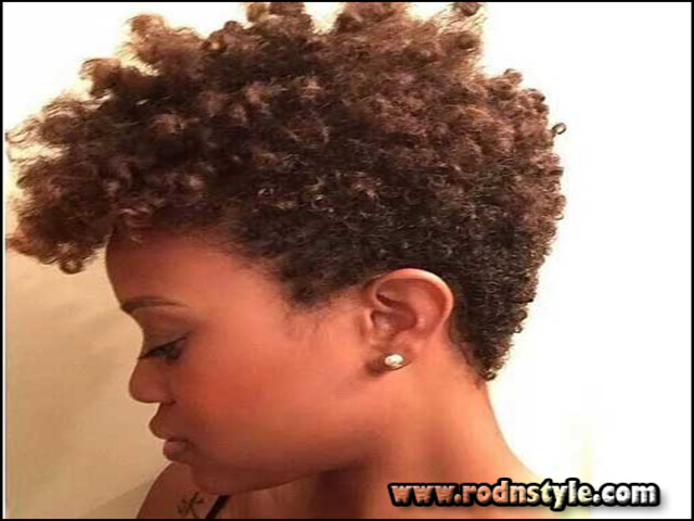 Short Tapered Natural Black Hairstyles 4