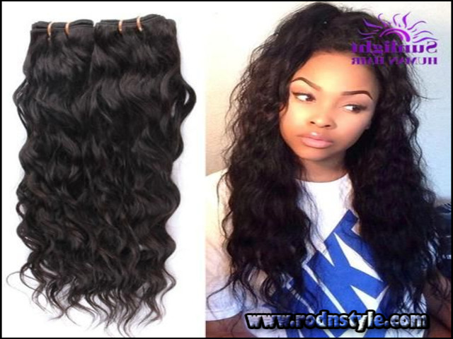 Wet And Wavy Hairstyles For Black Hair 4